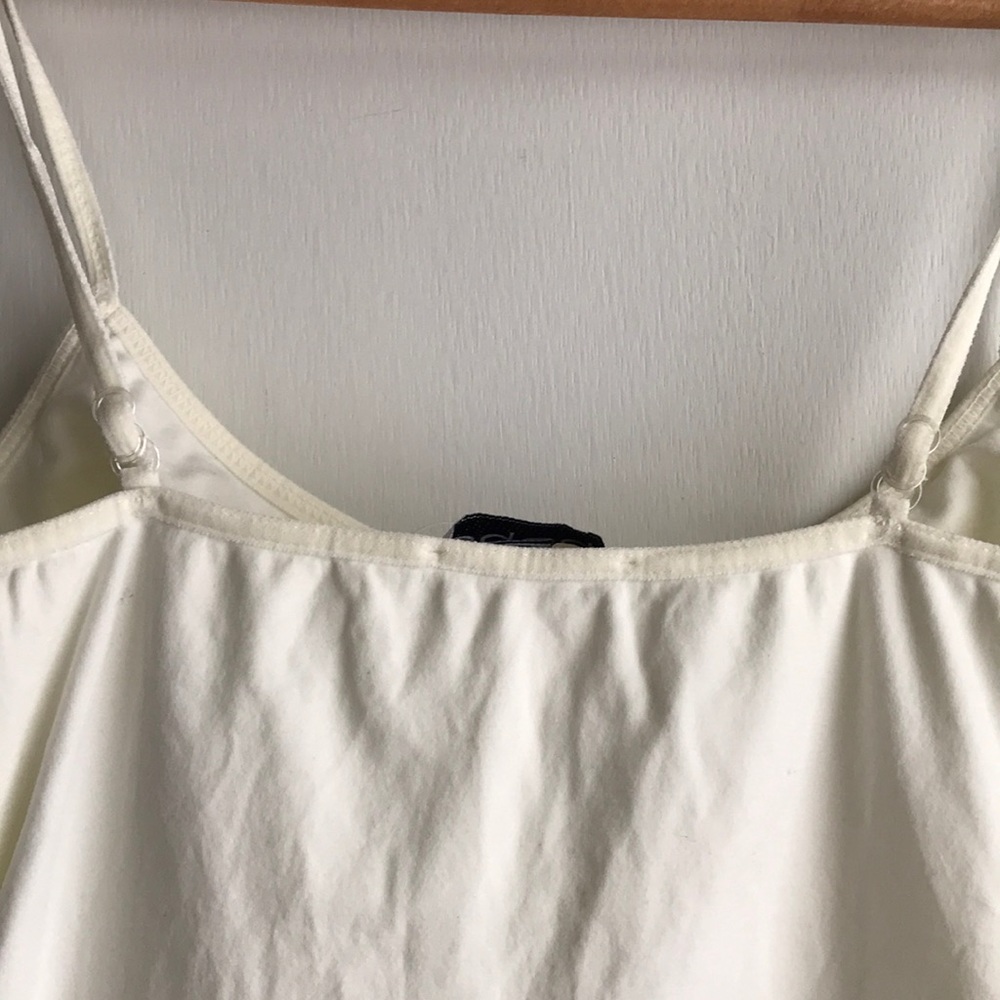 Bebe NWT Bra Cami Camisole w/ Bra shelf Ivory M/L - Picture 6 of 6